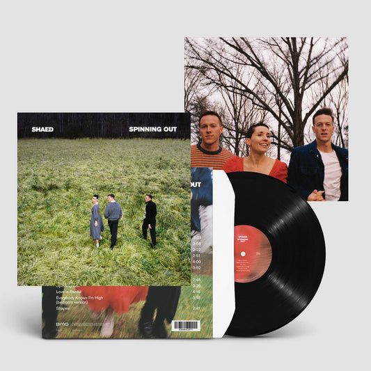 'SPINNING OUT' VINYL - BLACK W/ SIGNED INSERT